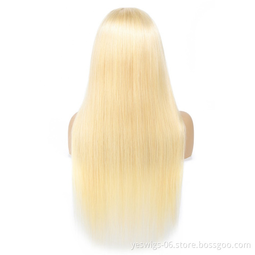 613 Blonde 13x4 Straight Lace Wigs 100% Virgin Human Hair Bob Wigs for Black Women Brazilian Human Hair Lace Front Wigs